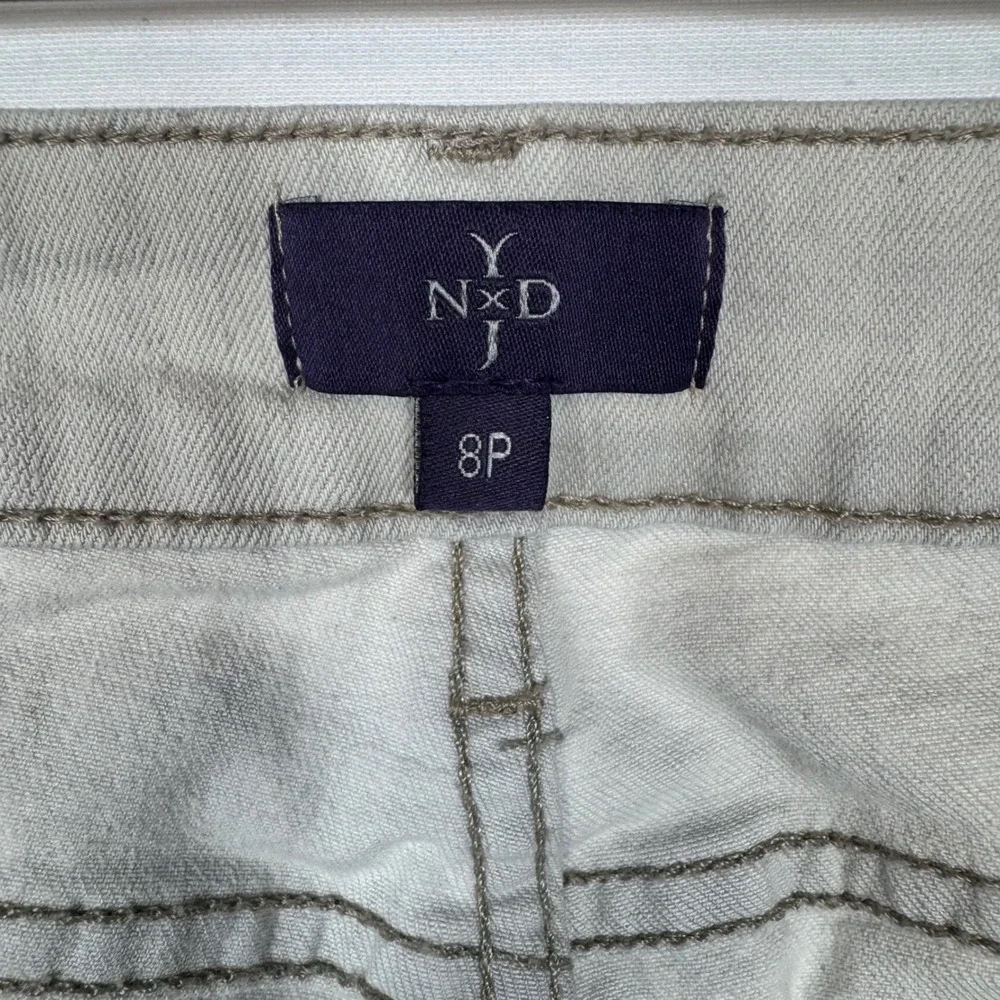 NYDJ Ankle Legging Jeans‎ Womens Petite Color Block Stretch Denim Sz 8P